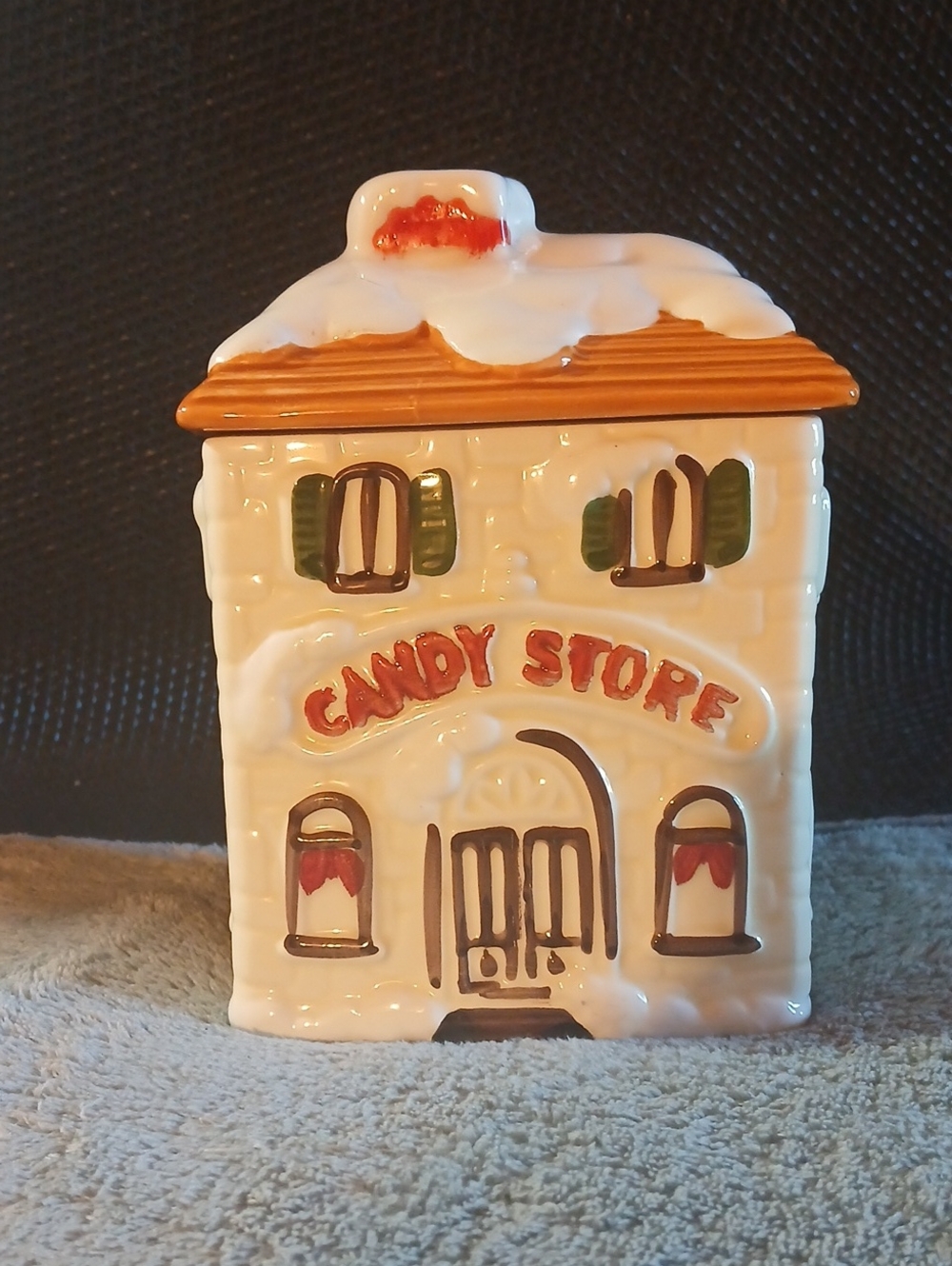 Vintage Woolworth Fine Ceramic Candy Store Jar